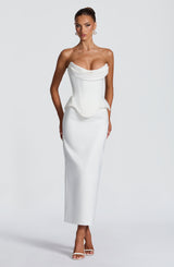 Jamila Corset - Ivory Tops Babyboo Fashion Premium Exclusive Design