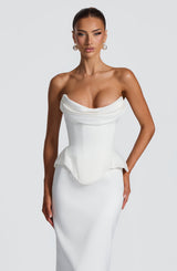 Jamila Corset - Ivory Tops Babyboo Fashion Premium Exclusive Design