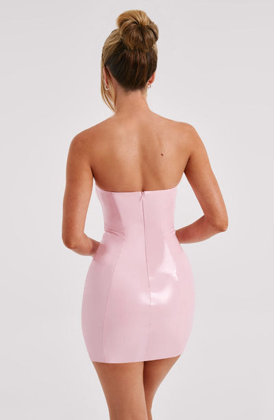 Janet Mini Dress - Pink Dress Babyboo Fashion Premium Exclusive Design
