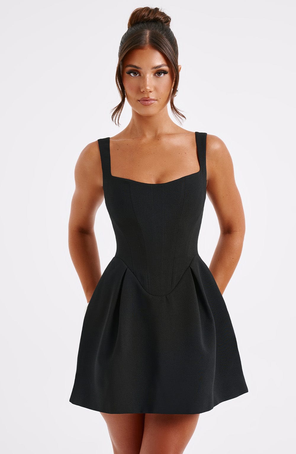 Janiyah Mini Dress - Black Babyboo Fashion Janiyah Mini Dress - Black Babyboo Fashion