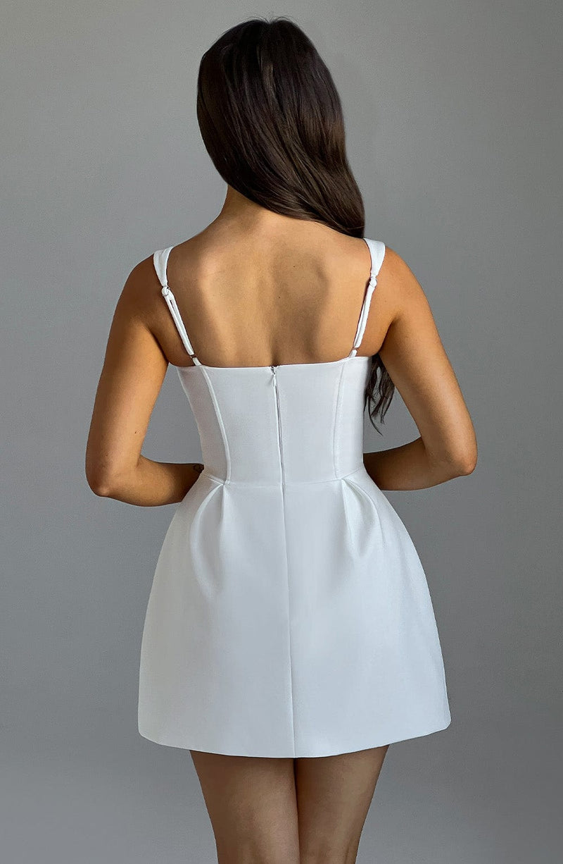 Janiyah Mini Dress - Ivory Dress Babyboo Fashion Premium Exclusive Design