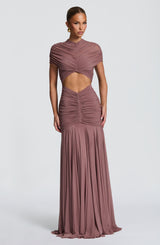 Jaya Maxi Dress - Dusty Rose Dress Babyboo Fashion Premium Exclusive Design