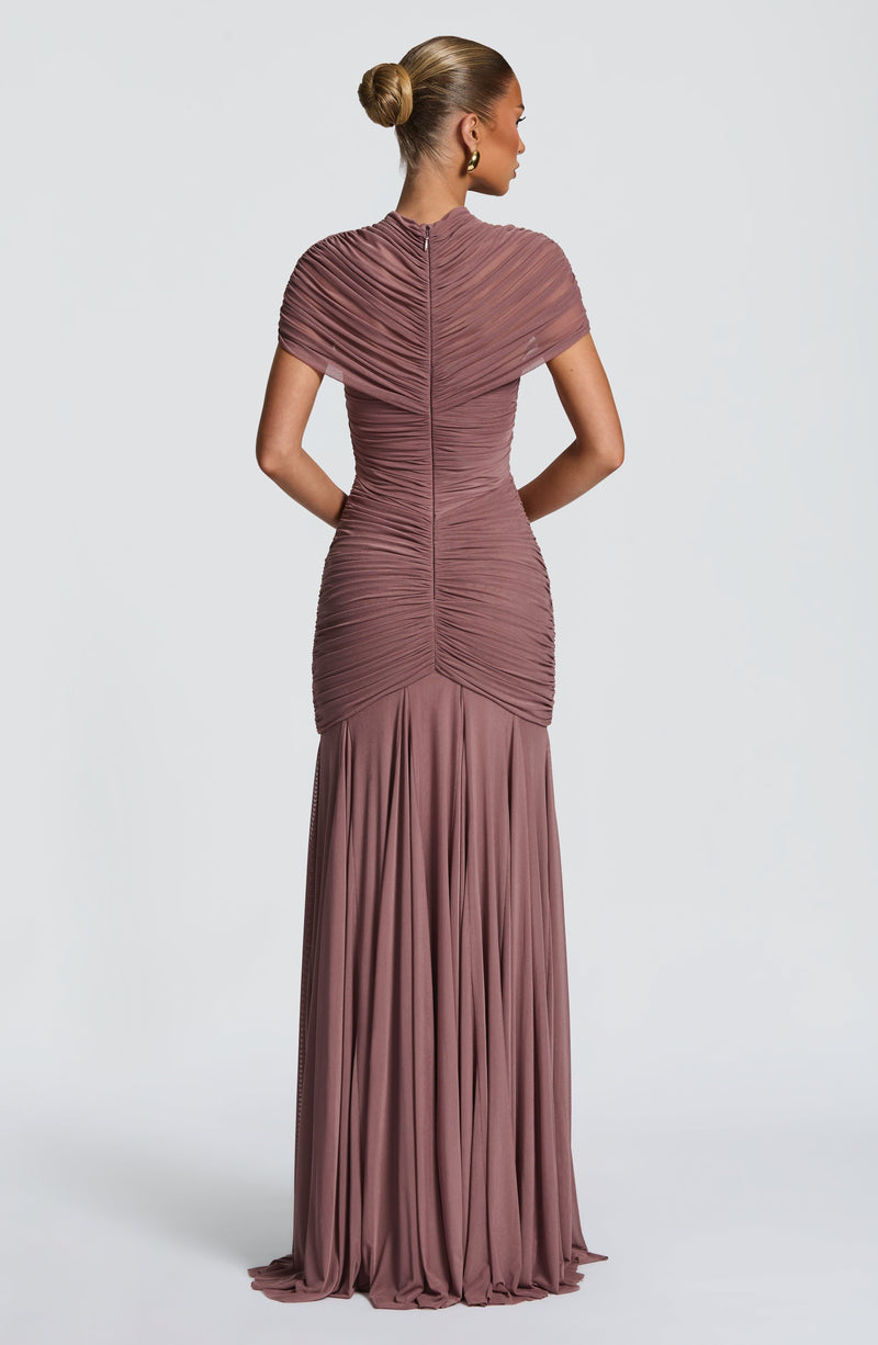 Dusty Rose Maxi Dress - Jaya Maxi Dress by Babyboo Fashion