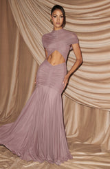 Jaya Maxi Dress - Dusty Rose Dress Babyboo Fashion Premium Exclusive Design