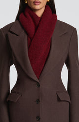 Jeanie Scarf - Burgundy Accessories ONE SIZE Babyboo Fashion Premium Exclusive Design