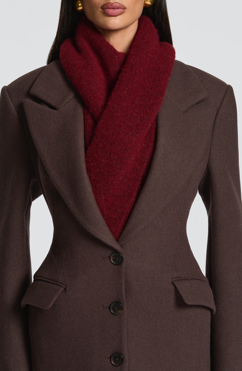 Jeanie Scarf - Burgundy Accessories ONE SIZE Babyboo Fashion Premium Exclusive Design