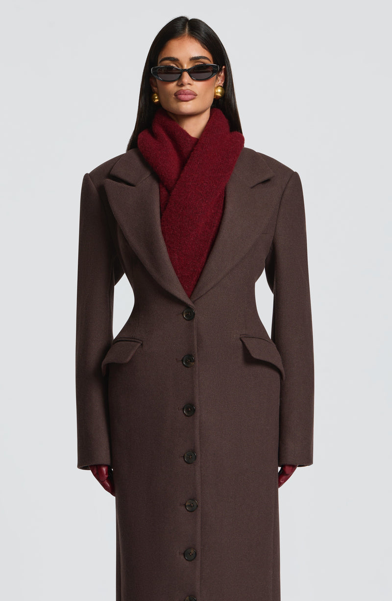 Jeanie Scarf - Burgundy Accessories ONE SIZE Babyboo Fashion Premium Exclusive Design