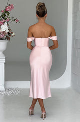 Jennifer Midi Dress - Blush Dress Babyboo Fashion Premium Exclusive Design