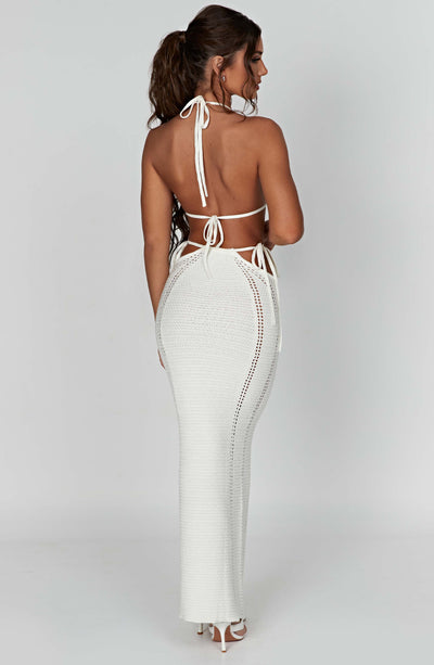 Jia Maxi Skirt - White Skirt Babyboo Fashion Premium Exclusive Design
