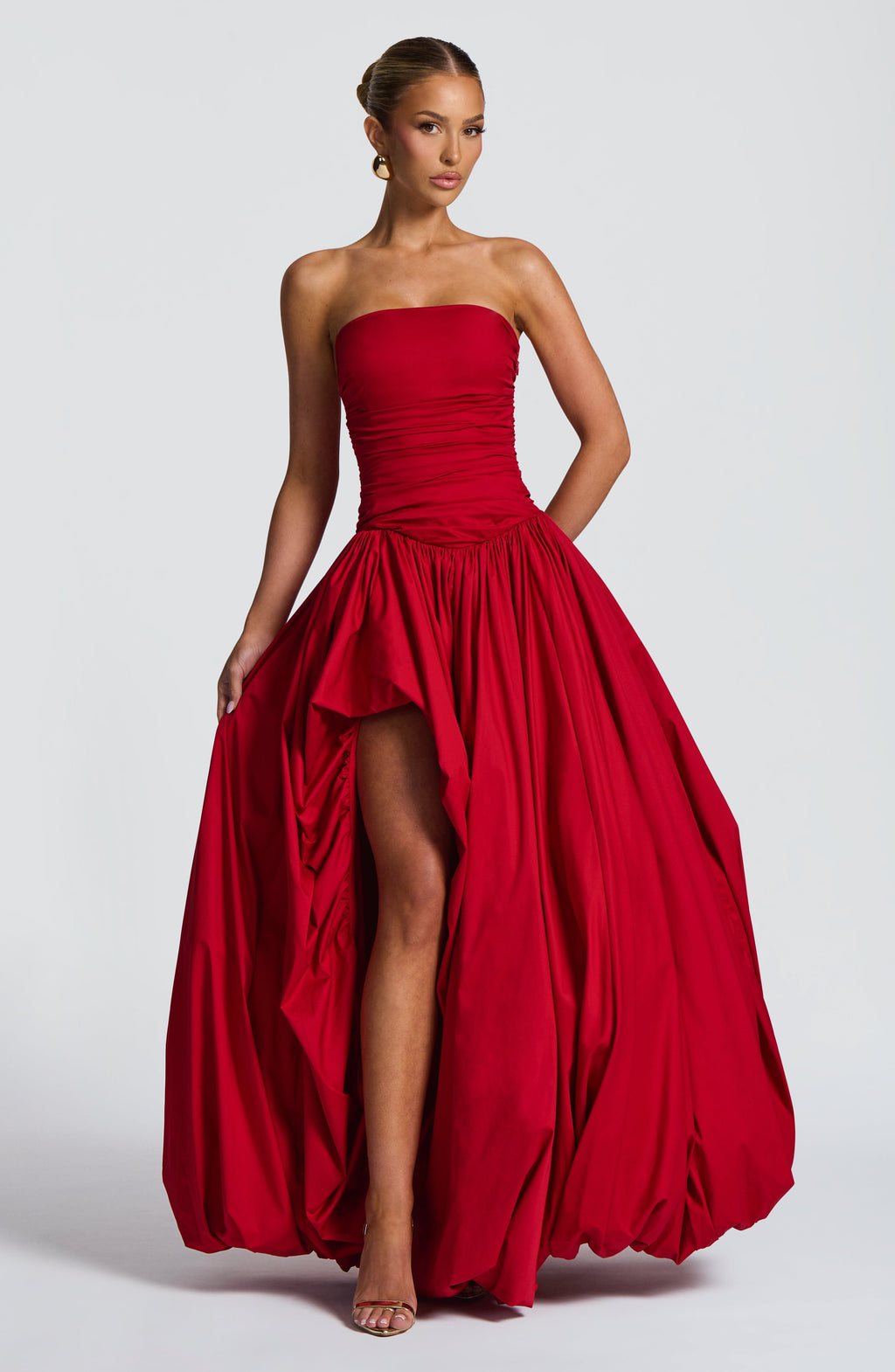 Red Maxi Dress - Jillian Maxi Dress