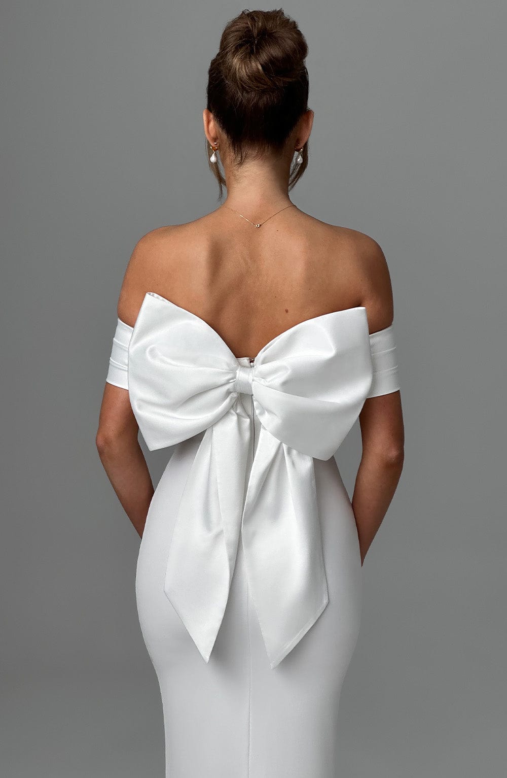 Joanna Maxi Frill Dress - Vanilla