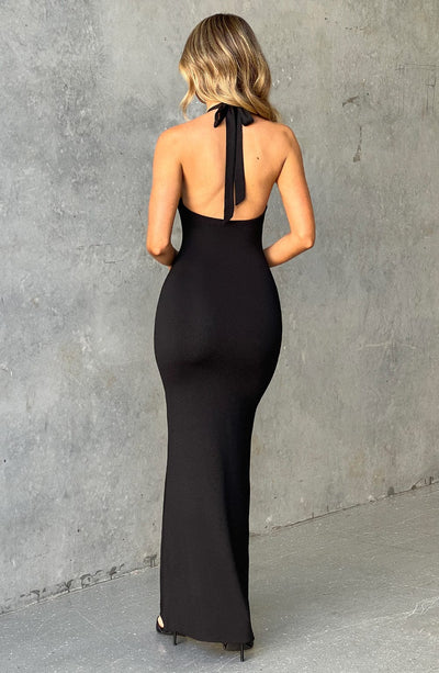 Jodie Maxi Dress - Jet Black Dress Babyboo Fashion Premium Exclusive Design