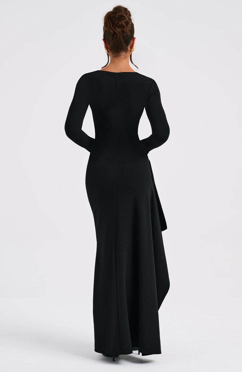 Jordana Maxi Dress - Black Dress Babyboo Fashion Premium Exclusive Design