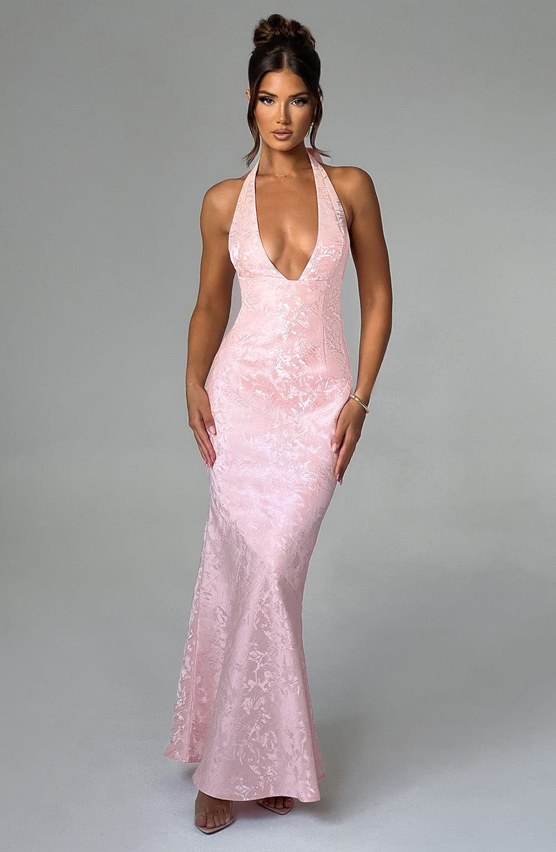 Josephine Maxi Dress - Blush Babyboo Fashion Josephine Maxi Dress - Blush Babyboo Fashion