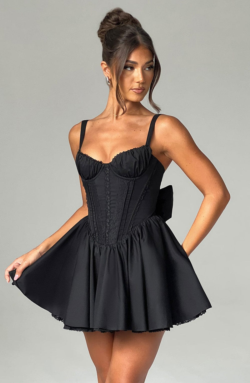 Josie Mini Dress - Black Dress Babyboo Fashion Premium Exclusive Design