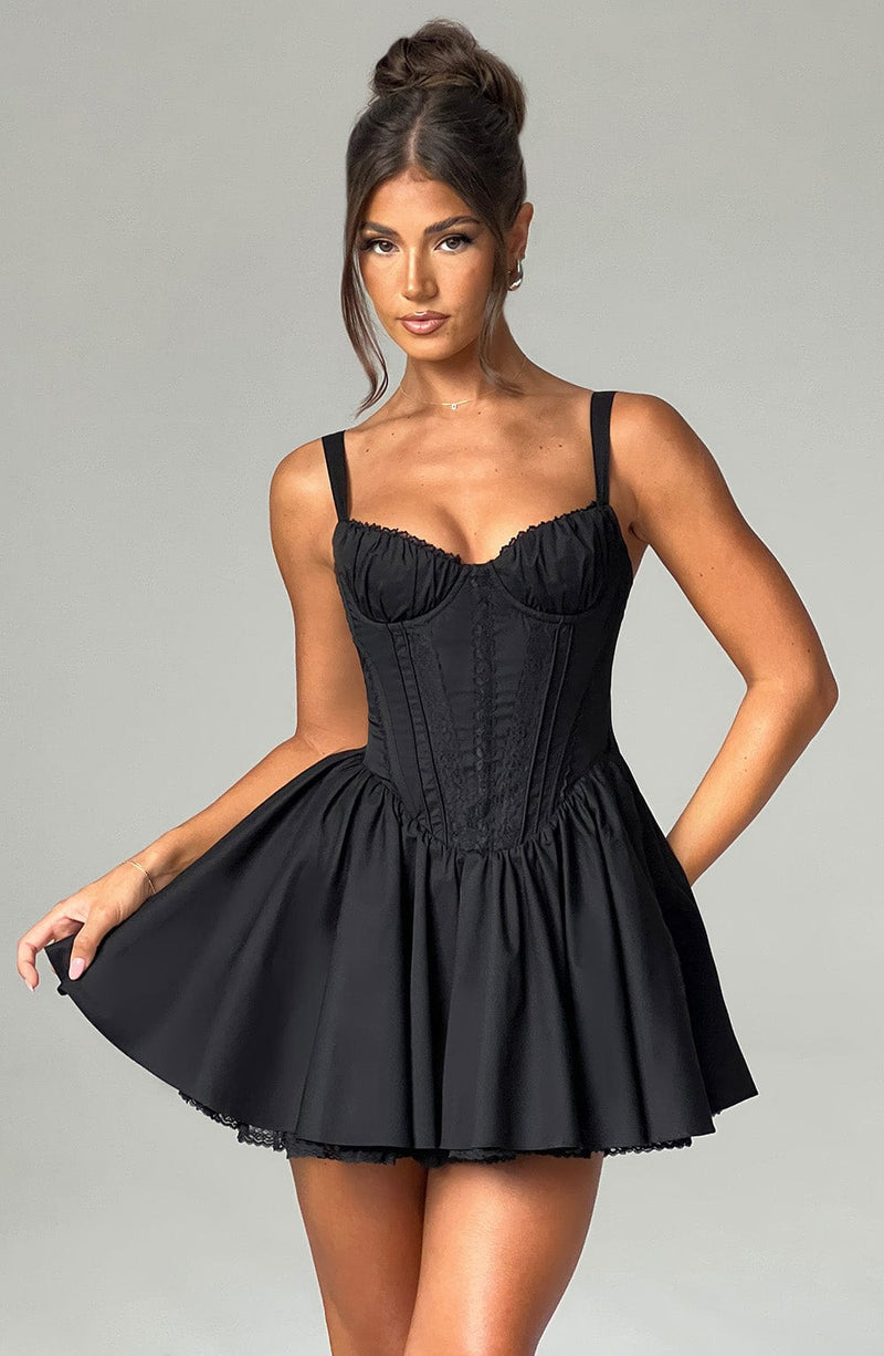 Josie Mini Dress - Black Dress Babyboo Fashion Premium Exclusive Design