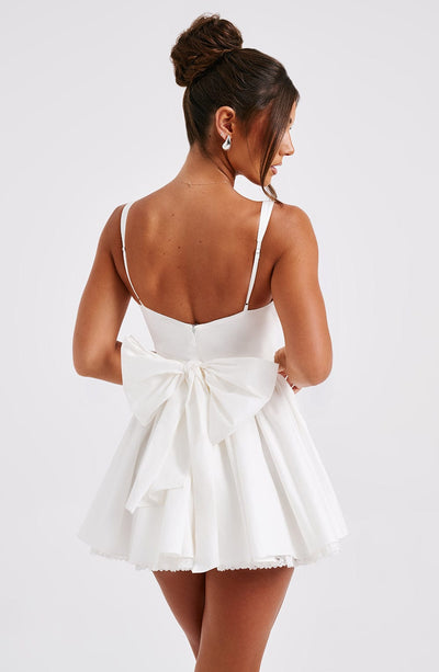 Josie Mini Dress - White Babyboo Fashion Josie Mini Dress - White Babyboo Fashion