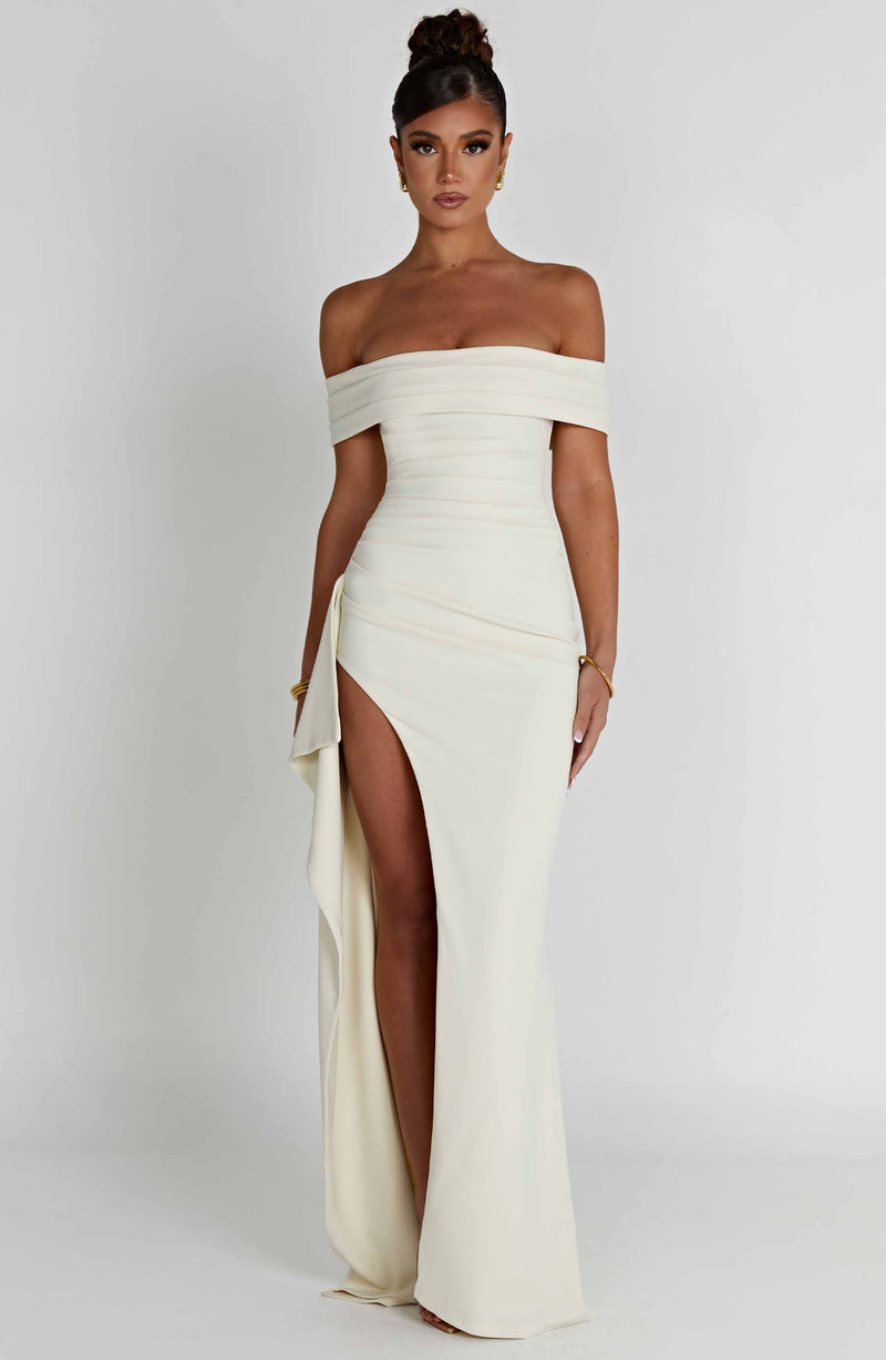 babyboo joyce maxi dress Joyce Maxi Dress - Lemon: Elegant Yellow Maxi Dress