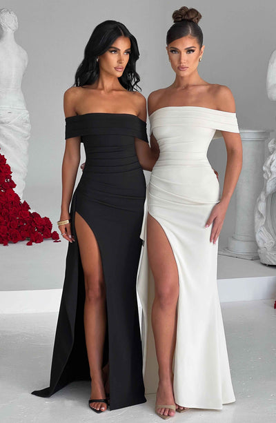 babyboo off shoulder dress Emberly Maxi Dress