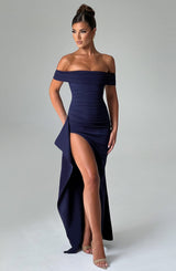 Joyce Maxi Dress - Navy Dress Babyboo Fashion Premium Exclusive Design