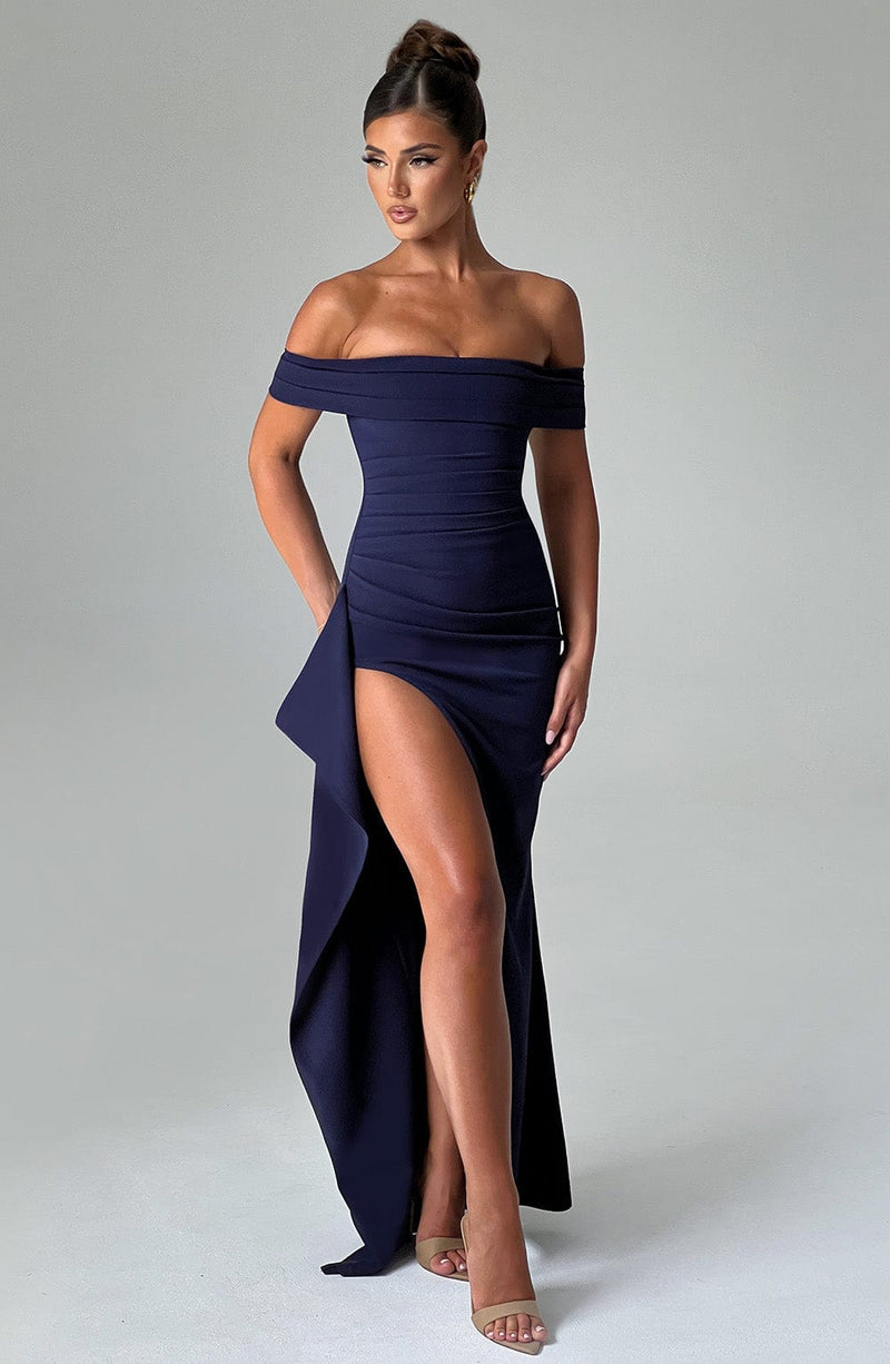 Joyce Maxi Dress - Navy Babyboo Fashion Joyce Maxi Dress - Navy Babyboo Fashion