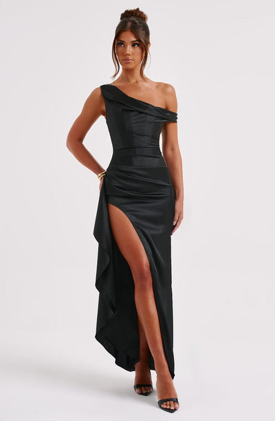 Juliene Maxi Dress - Black Dress Babyboo Fashion Premium Exclusive Design