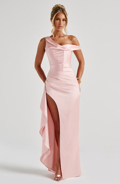 Juliene Maxi Dress - Blush | Elegant Maxi Dress | Babyboo Fashion Juliene Maxi Dress - Blush | Elegant Maxi Dress | Babyboo Fashion
