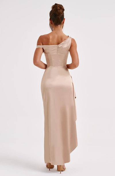 babyboo champagne dress Odette Maxi Dress