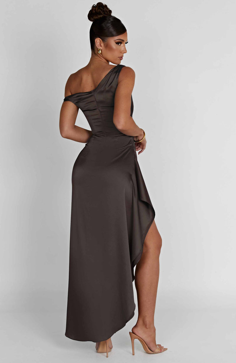 Juliene Maxi Dress - Charcoal Dress Babyboo Fashion Premium Exclusive Design