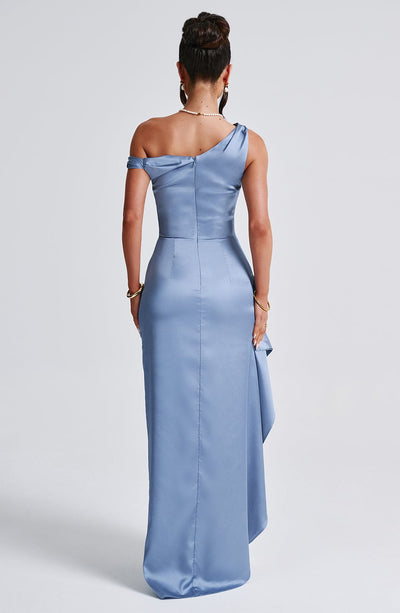 Juliene Maxi Dress - Dusty Blue Babyboo Fashion Juliene Maxi Dress - Dusty Blue Babyboo Fashion