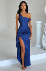 Juliene Maxi Dress - Navy Dress XS Babyboo Fashion Premium Exclusive Design