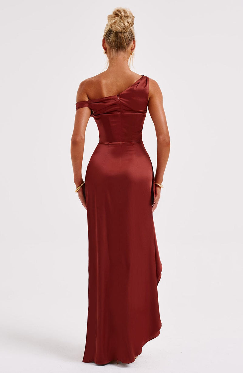 Juliene Maxi Dress - Rust Dress Babyboo Fashion Premium Exclusive Design