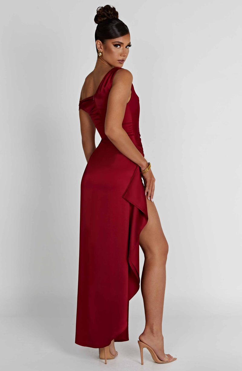 Juliene Maxi Dress - Wine Dress Babyboo Fashion Premium Exclusive Design