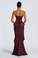 Kaia Maxi Skirt - Cherry Lacquer Skirt Babyboo Fashion Premium Exclusive Design