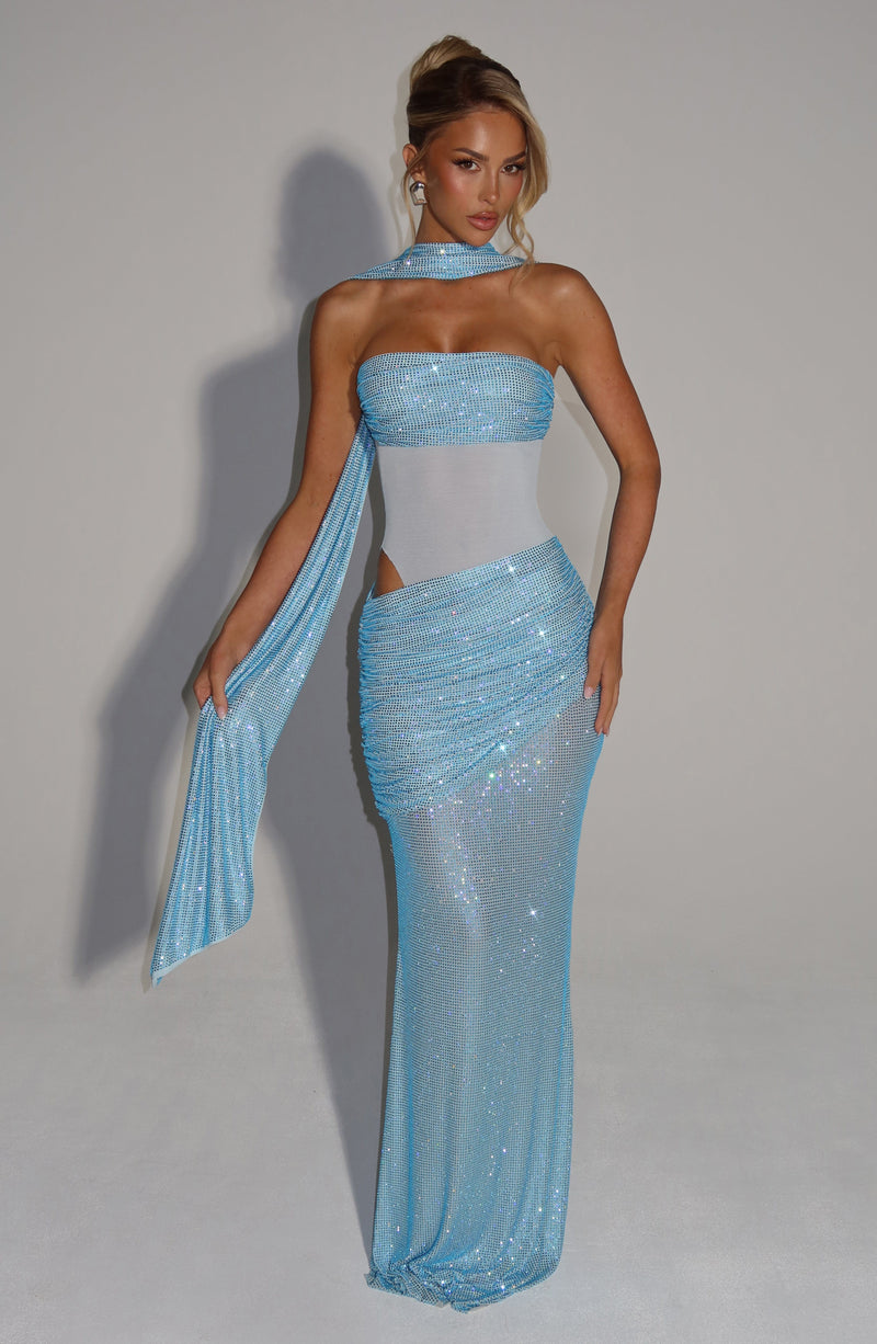 Kailani Maxi Dress - Aqua Kailani Maxi Dress - Aqua