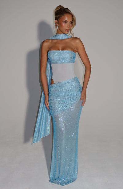 Kailani Maxi Dress - Aqua Kailani Maxi Dress - Aqua