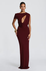 Kalina Maxi Dress - Cherry Lacquer Dress Babyboo Fashion Premium Exclusive Design