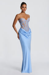 Kathleen Maxi Dress - Powder Blue Dress Babyboo Fashion Premium Exclusive Design