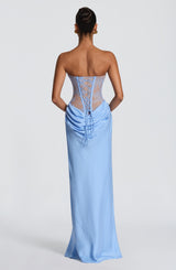 Kathleen Maxi Dress - Powder Blue Dress Babyboo Fashion Premium Exclusive Design