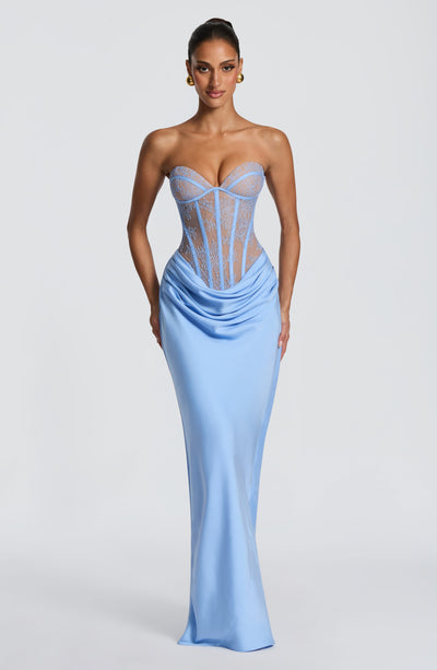 Shop the Kathleen Maxi Dress - Powder Blue