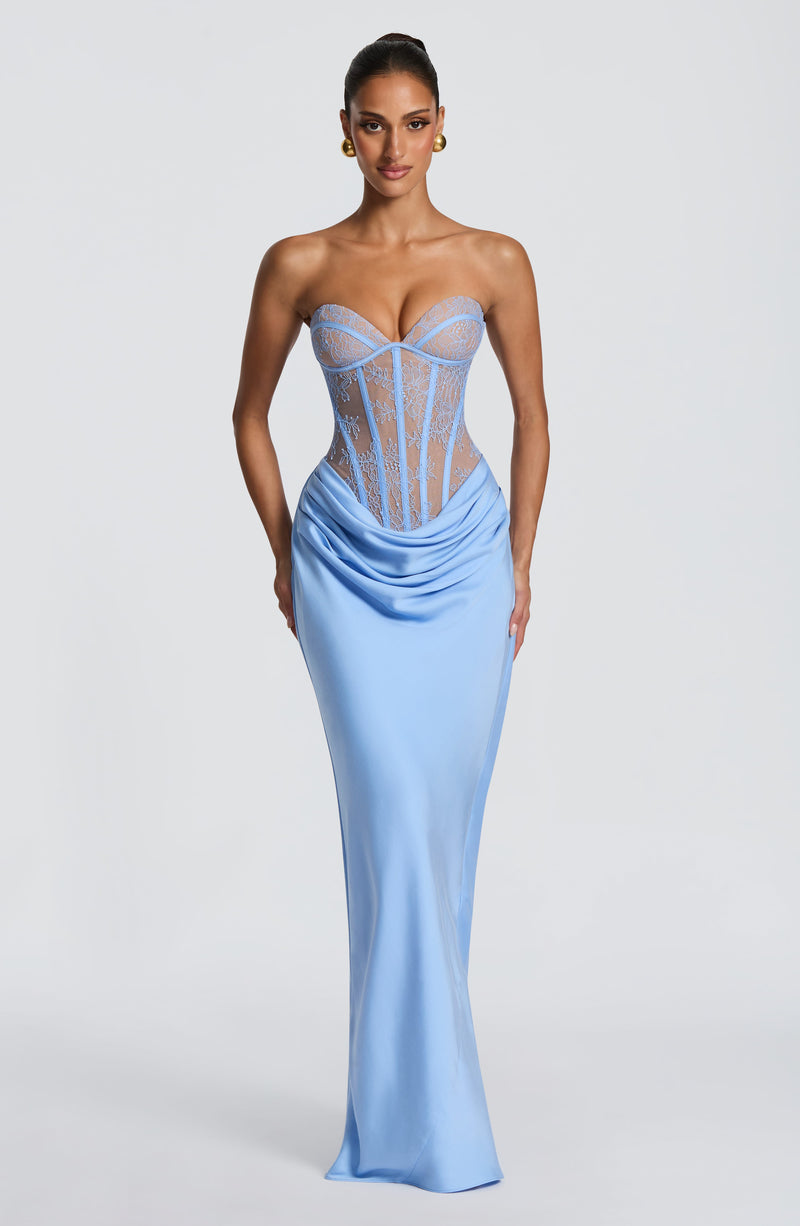 Shop the Kathleen Maxi Dress - Powder Blue
