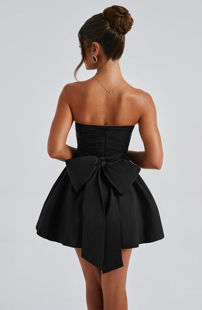 Katrina Mini Dress - Black Babyboo Fashion Katrina Mini Dress - Black Babyboo Fashion