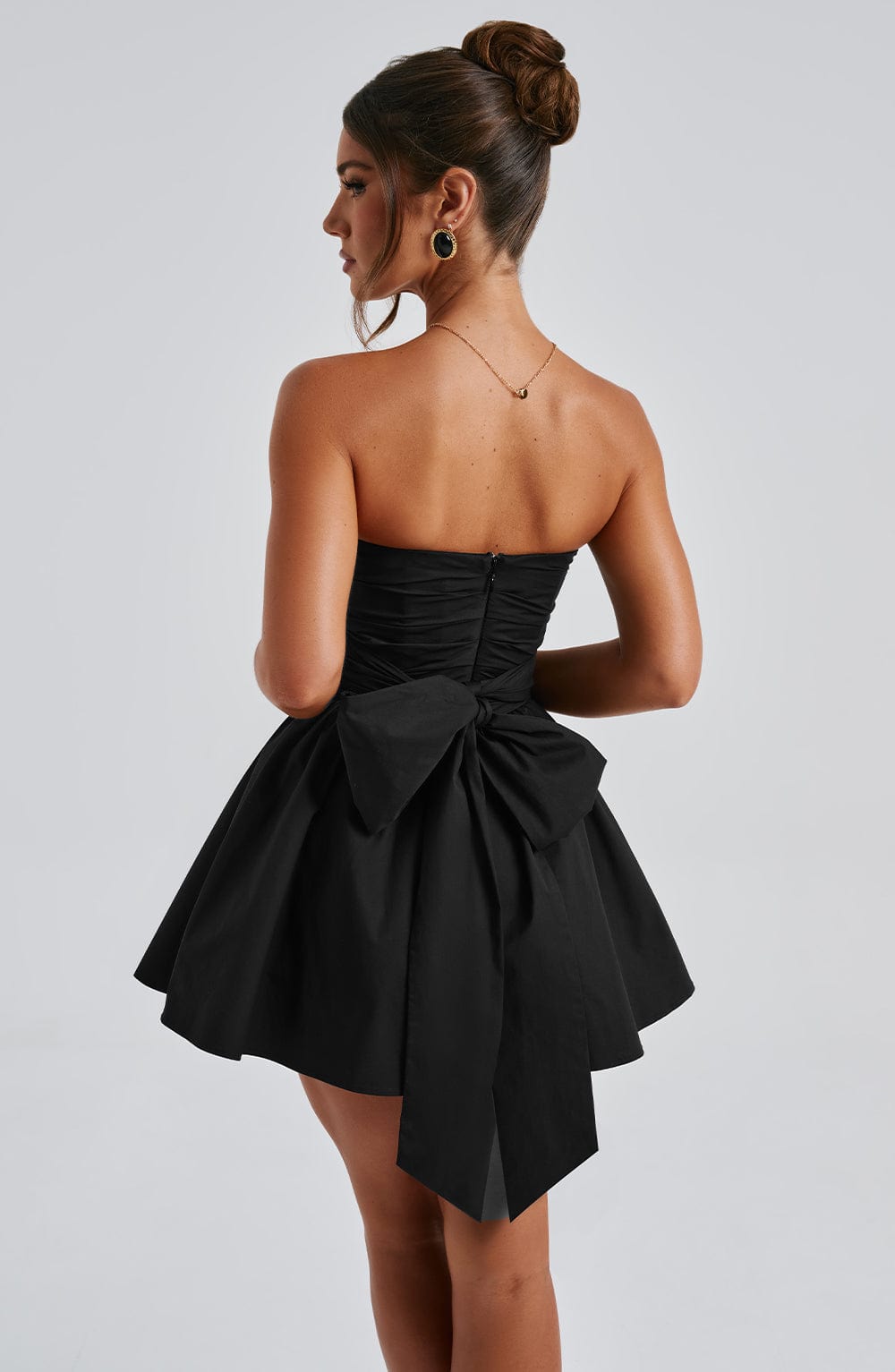 CATERINA MINI DRESS - BLACK