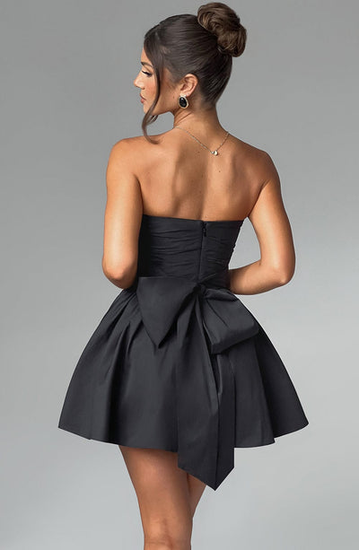 Katrina Mini Dress - Black Babyboo Fashion Katrina Mini Dress - Black Babyboo Fashion