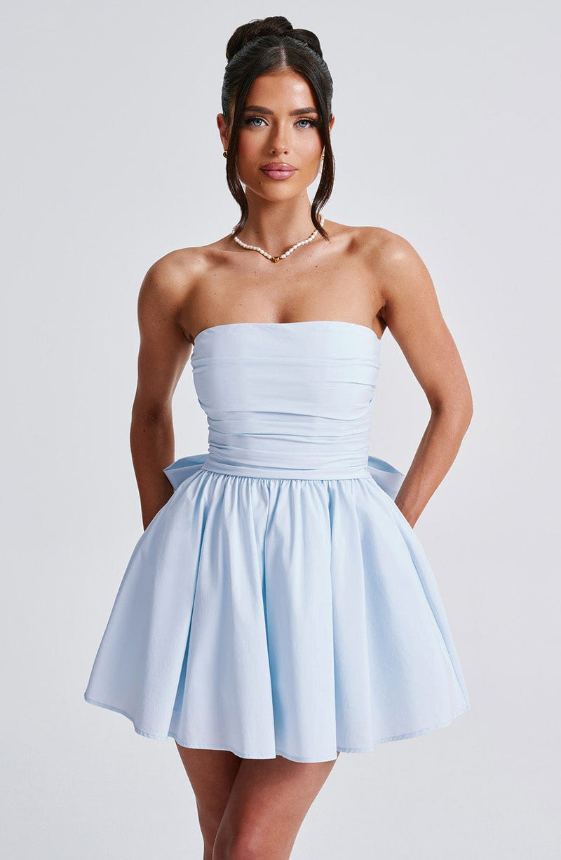 Katrina Mini Dress - Blue Babyboo Fashion Katrina Mini Dress - Blue Babyboo Fashion