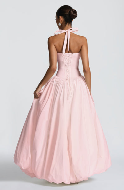 Pink Maxi Dress - Keira Maxi Dress - Blush | Babyboo Fashion