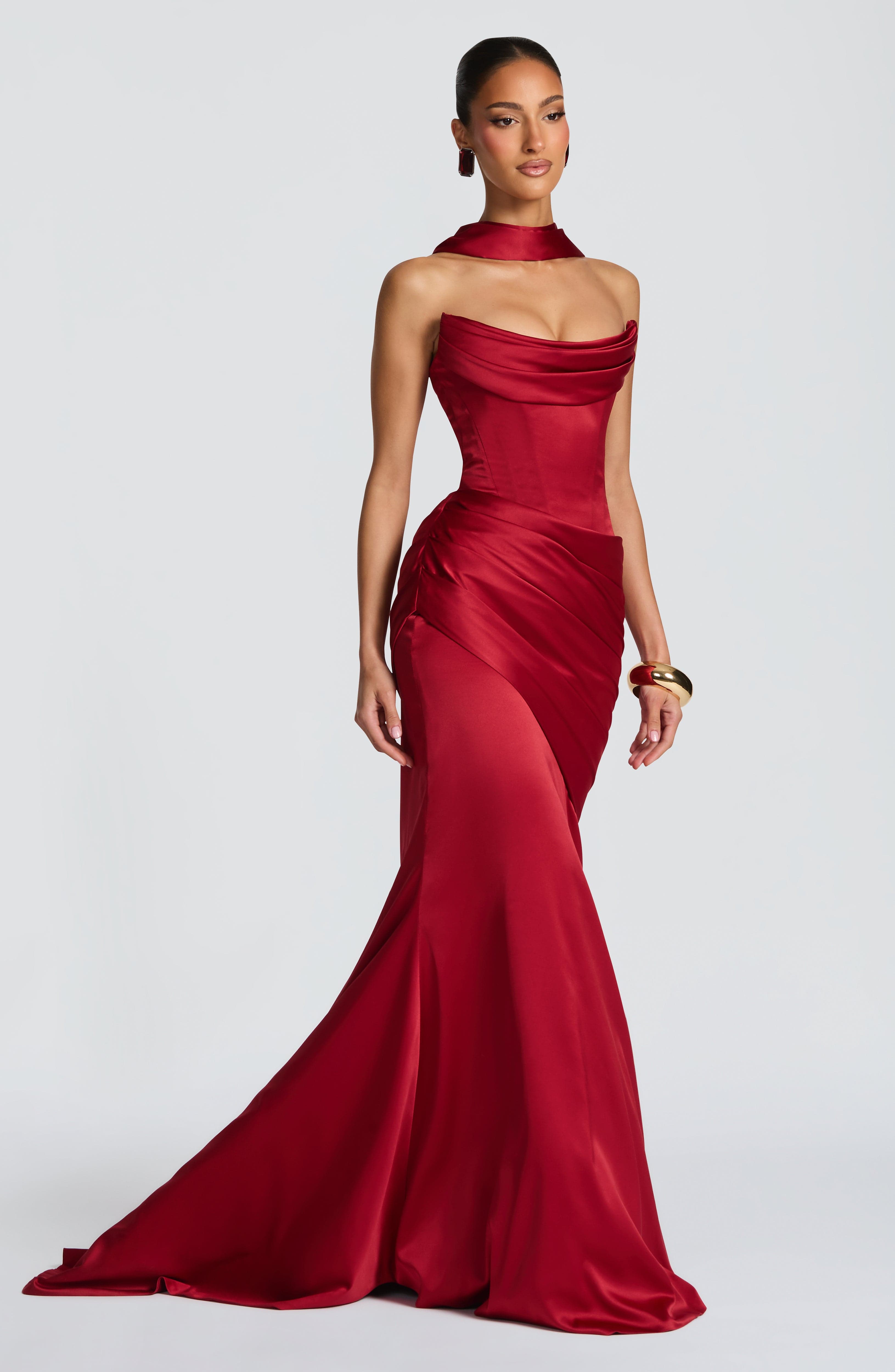 Red Maxi Dress - Kensington Maxi Dress