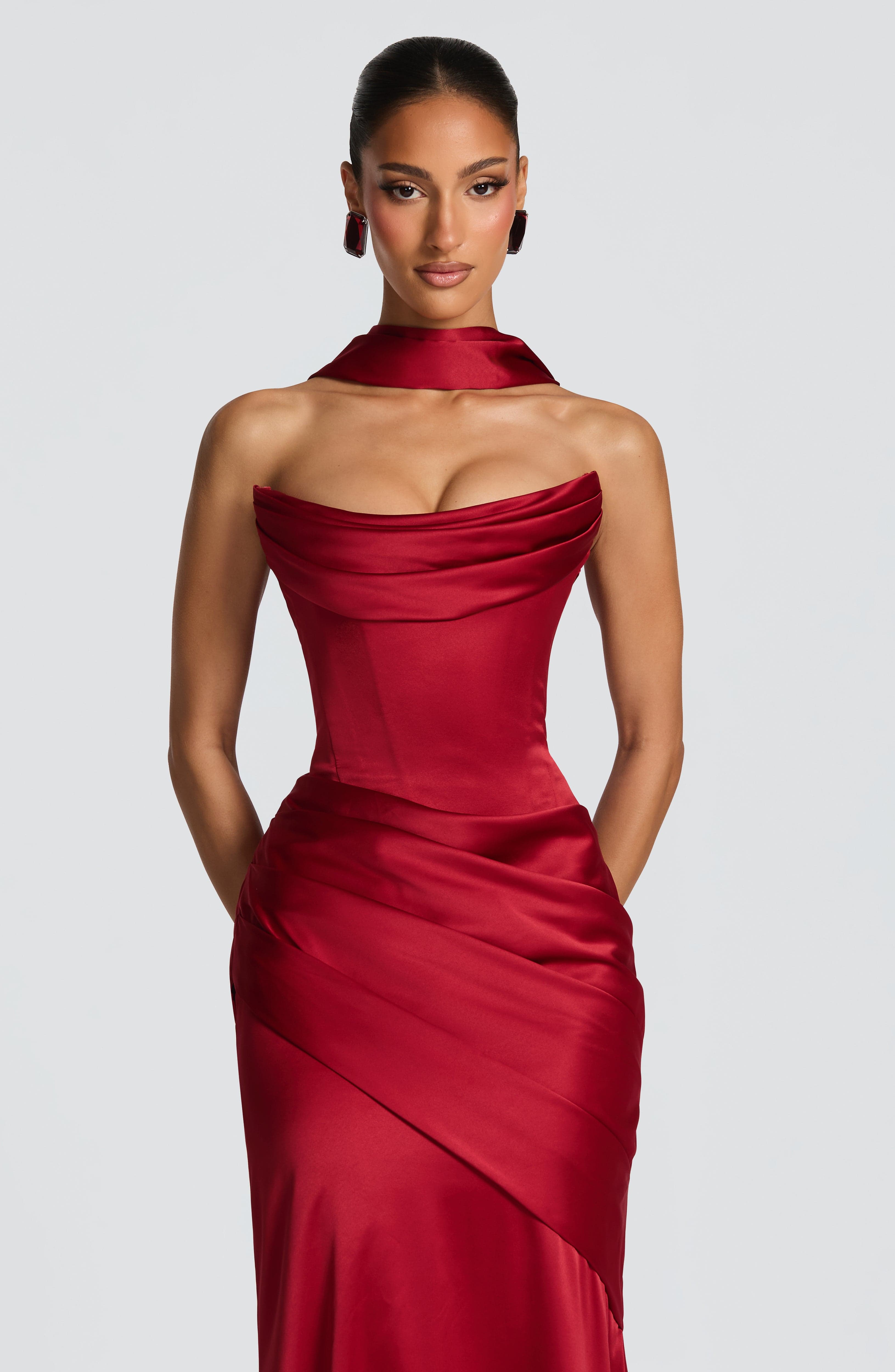 Red Maxi Dress - Kensington Maxi Dress