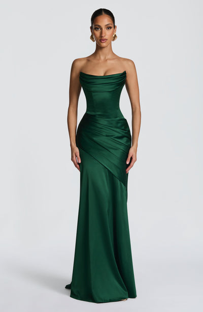 Green Maxi Dress - Kensington Maxi Dress - Emerald | Babyboo Fashion Green Maxi Dress - Kensington Maxi Dress - Emerald | Babyboo Fashion