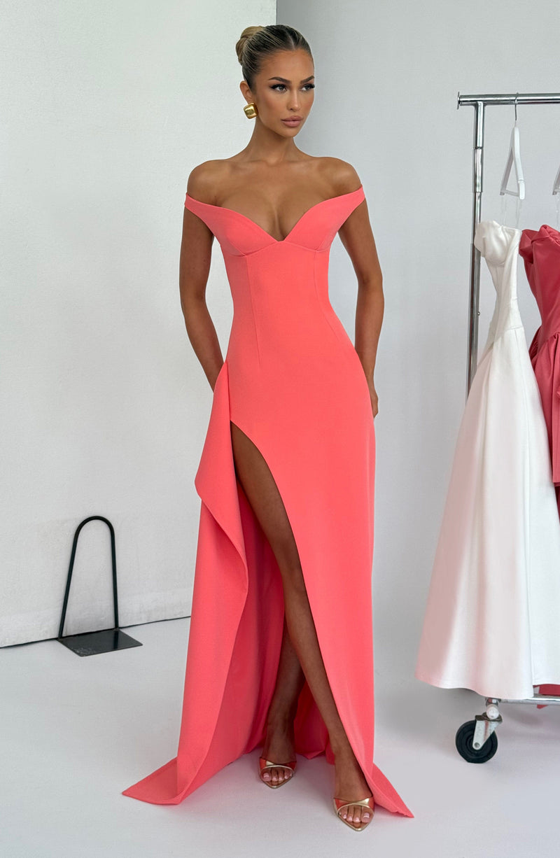 Khalesia Maxi Dress - Coral Pink Khalesia Maxi Dress - Coral Pink